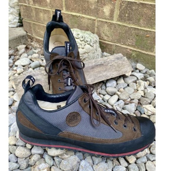 Hanwag Other - Hanwag Men's Salt Rock Euro Brown Gray Black Comfy Hiking Shoes US Size 13